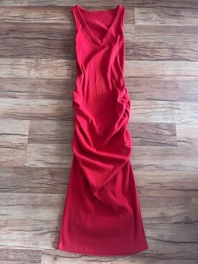 a new day Red Sleeveless V-Neck Maxi Dress